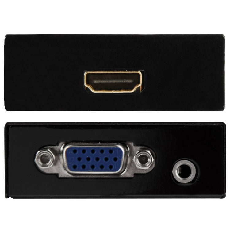 Boîtier scaler HDMI Mini VGA vers HDMI HD 1080P avec convertisseur audio vidéo numérique pour PC / HDTV, HD 1080P