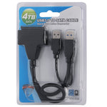 Câble USB 2.0 / USB 3.0 vers SATA avec boîtier de protection pour disque dur 2,5 pouces, support jusqu’à 4TB, USB 3.0 vers SATA avec USB(B)