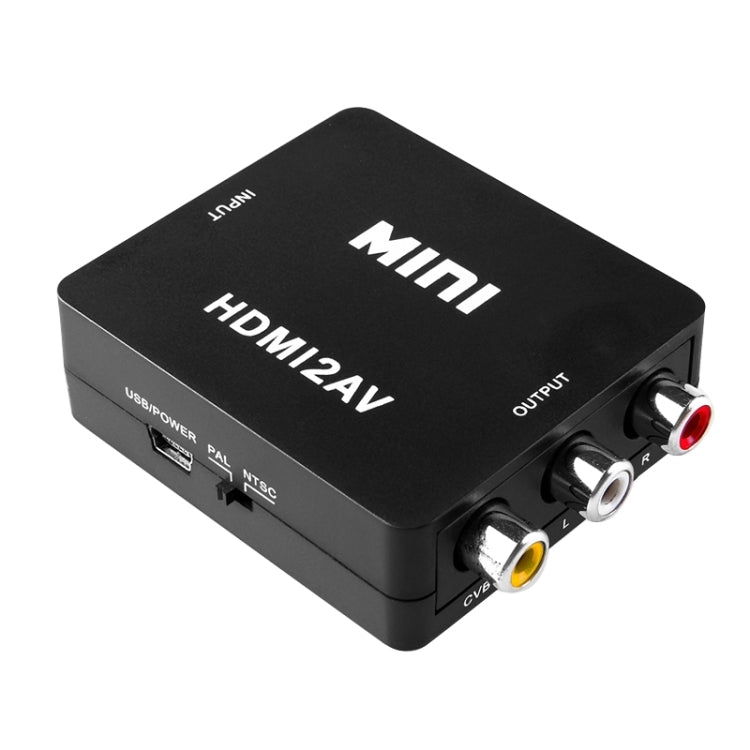 Convertisseur vidéo Mini HD VK-126 HDMI vers AV/CVBS, HDMI vers AV/CVBS
