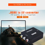 Convertisseur vidéo Mini HD VK-126 HDMI vers AV/CVBS, HDMI vers AV/CVBS