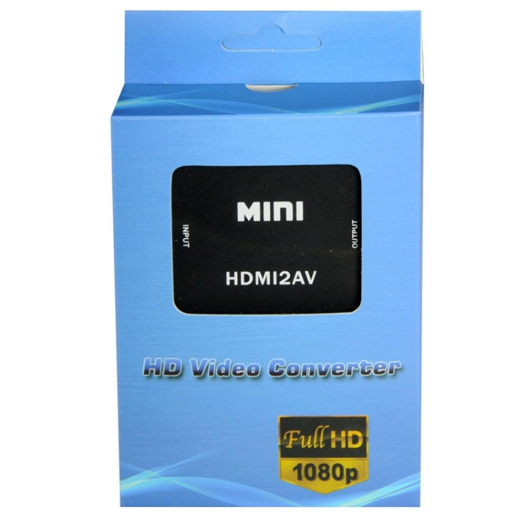 Convertisseur vidéo Mini HD VK-126 HDMI vers AV/CVBS, HDMI vers AV/CVBS