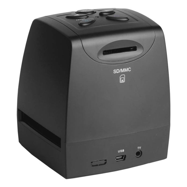 Scanner de film EC718 USB 2.0 35 mm 5MP avec écran LCD TFT de 2,36 pouces, support carte SD, EC718