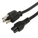 Cordon d'alimentation secteur pour ordinateur portable US à 3 broches de haute qualité, longueur : 1,2 m, prise US à 3 broches, longueur : 1,2 m