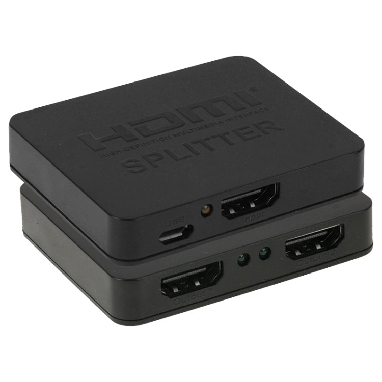 Mini répartiteur HDMI 1x2 Full HD 4K 3D V1.4b pour HDTV / STB / DVD / projecteur / DVR, HDMI V1.4b