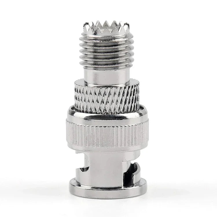 Adaptateur coaxial RF Mâle BNC + Femelle Mini UHF, Mâle + Mini UHF