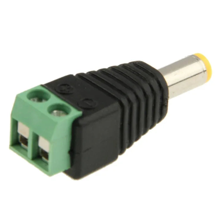 10 connecteurs d'alimentation mâles DC verts 5,5 x 2,1 mm, 5,5 x 2,1 mm