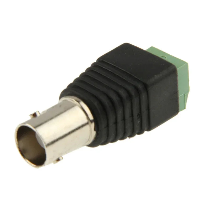 10 adaptateurs connecteurs BNC coaxiaux femelles pour caméras de vidéosurveillance, Green Power
