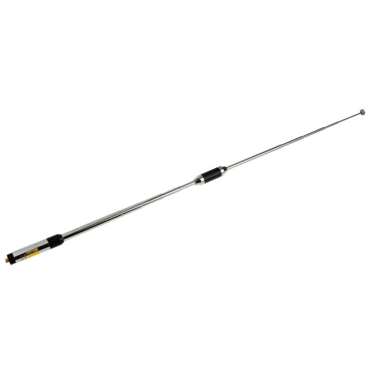 Antenne radio portable télescopique RH770 double bande 144/430 MHz SMA-F à gain élevé pour talkie-walkie, longueur d’antenne : 93 cm