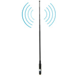 Antenne radio télescopique portative SMA-F double bande 144/430MHz haute gain RH660S pour talkie-walkie, longueur antenne : 108,5 cm