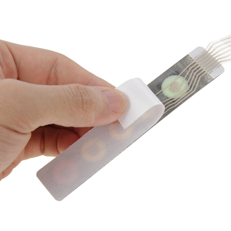 10 claviers à matrice 1 x 5 touches à membrane