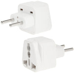 Adaptateur prise secteur voyage prise EU, prise EU (1 pièce)