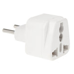 Adaptateur prise secteur voyage prise EU, prise EU (1 pièce)