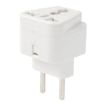 Adaptateur prise secteur voyage prise EU, prise EU (1 pièce)