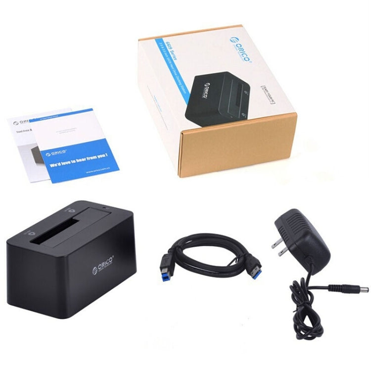 Station d'accueil ORICO 6619US3 USB 3.0 SuperSpeed 5 Gbps vers SATA pour disque dur 2,5 pouces / 3,5 pouces, 6619US3