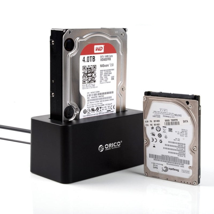 Station d'accueil ORICO 6619US3 USB 3.0 SuperSpeed 5 Gbps vers SATA pour disque dur 2,5 pouces / 3,5 pouces, 6619US3