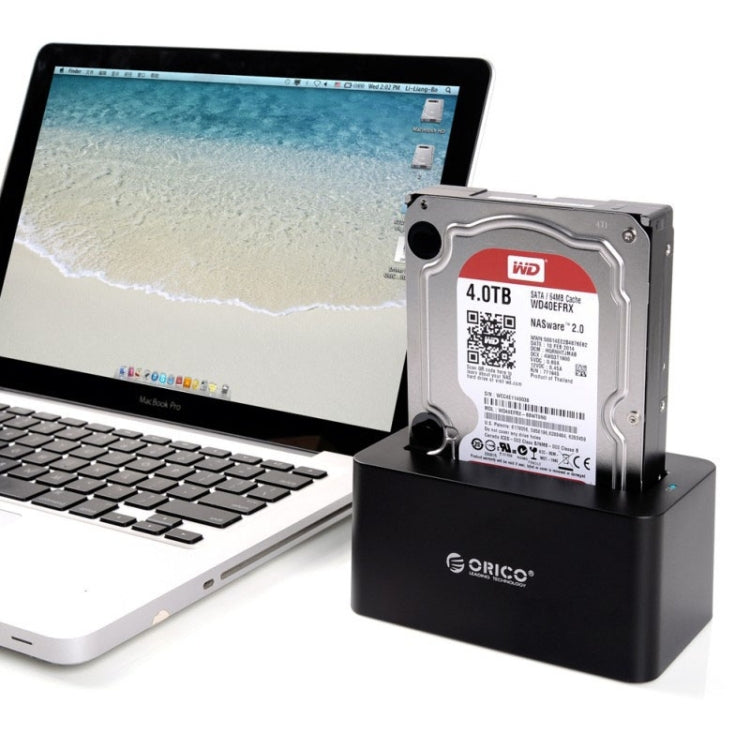 Station d'accueil ORICO 6619US3 USB 3.0 SuperSpeed 5 Gbps vers SATA pour disque dur 2,5 pouces / 3,5 pouces, 6619US3
