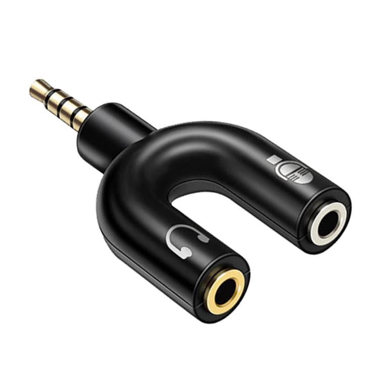 Adaptateur séparateur stéréo mâle 3,5 mm vers casque et micro femelle 3,5 mm