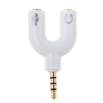 Adaptateur séparateur stéréo mâle 3,5 mm vers casque et micro femelle 3,5 mm
