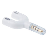 Adaptateur séparateur stéréo mâle 3,5 mm vers casque et micro femelle 3,5 mm