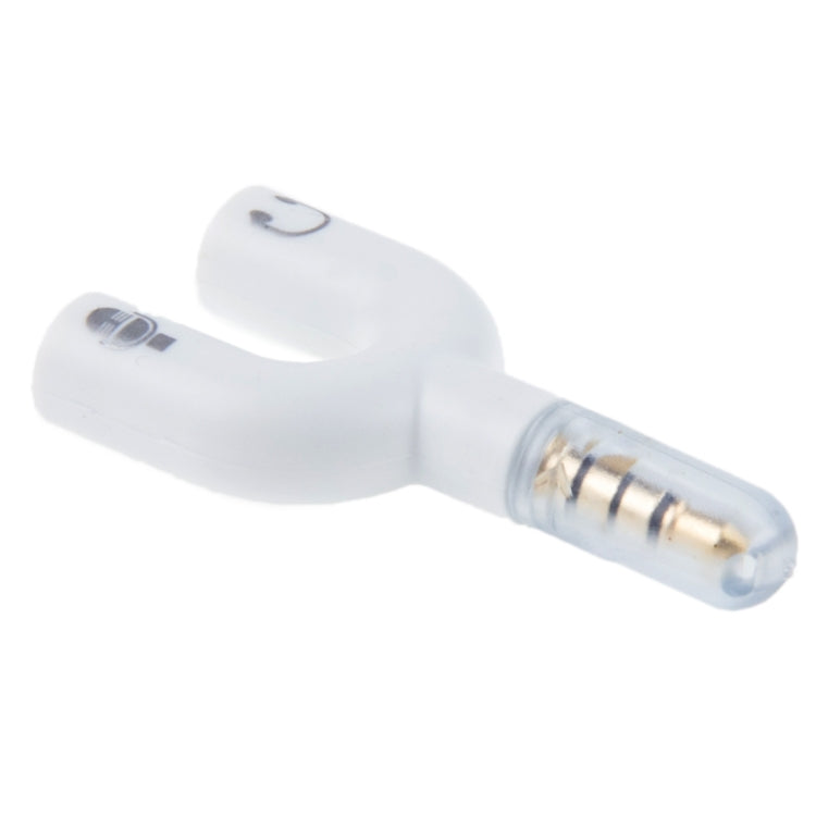 Adaptateur séparateur stéréo mâle 3,5 mm vers casque et micro femelle 3,5 mm