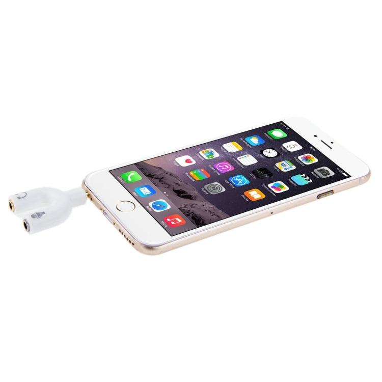 Adaptateur séparateur stéréo mâle 3,5 mm vers casque et micro femelle 3,5 mm