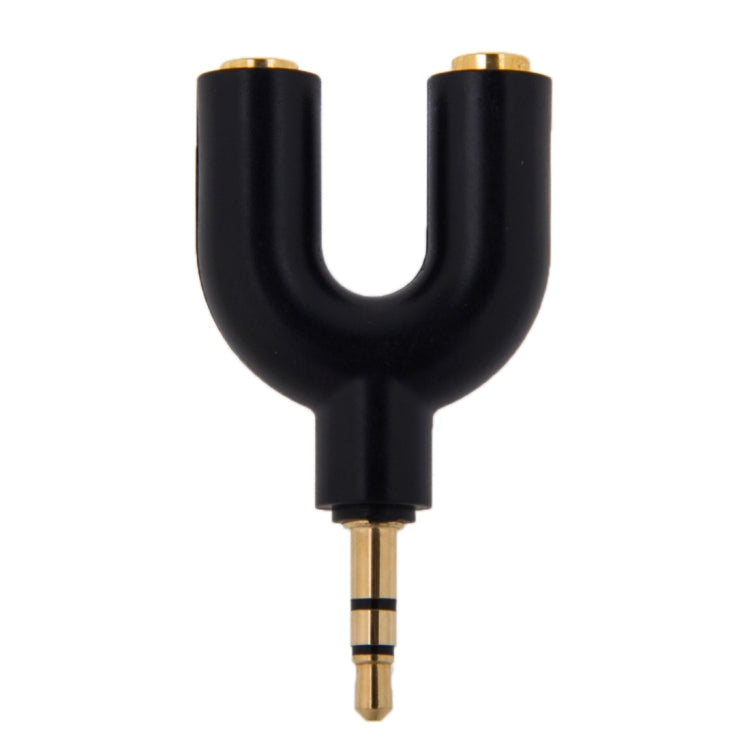 Adaptateur séparateur stéréo mâle 3,5 mm vers double stéréo femelle 3,5 mm