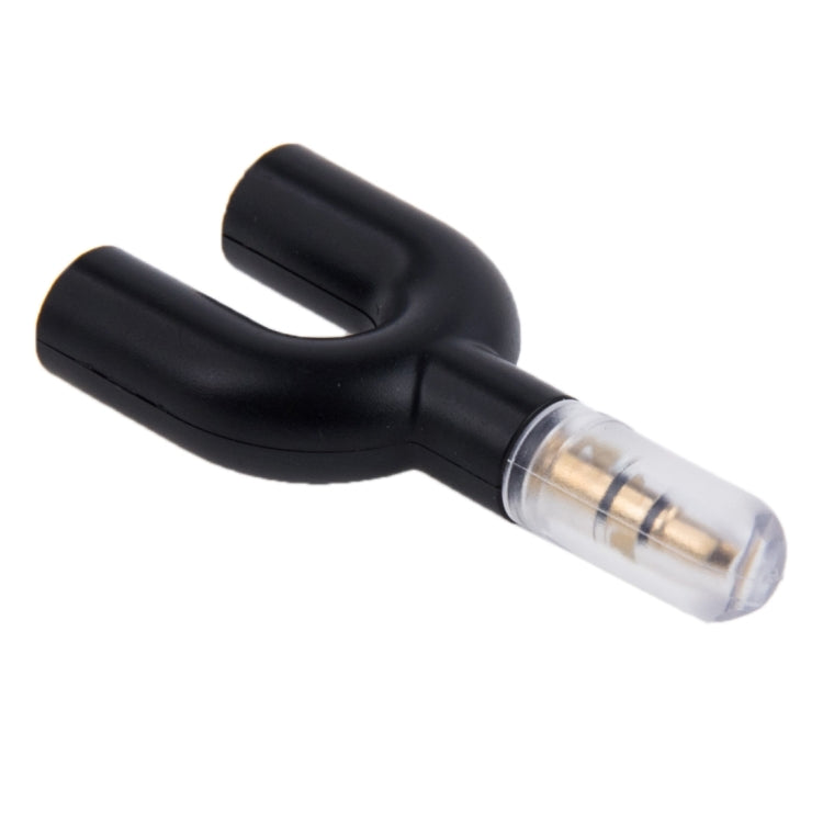 Adaptateur séparateur stéréo mâle 3,5 mm vers double stéréo femelle 3,5 mm
