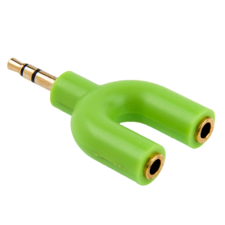 Adaptateur séparateur stéréo mâle 3,5 mm vers double stéréo femelle 3,5 mm