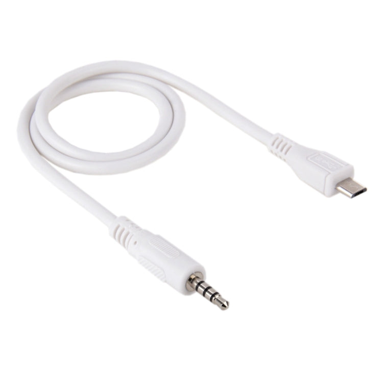 Câble audio AUX mâle 3,5 mm vers Micro USB mâle, longueur : environ 50 cm, Micro USB 50 cm