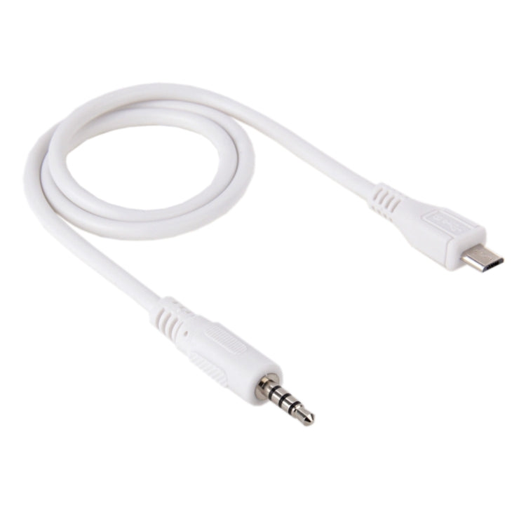 Câble audio AUX mâle 3,5 mm vers Micro USB mâle, longueur : environ 50 cm, Micro USB 50 cm