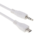 Câble audio AUX mâle 3,5 mm vers Micro USB mâle, longueur : environ 50 cm, Micro USB 50 cm