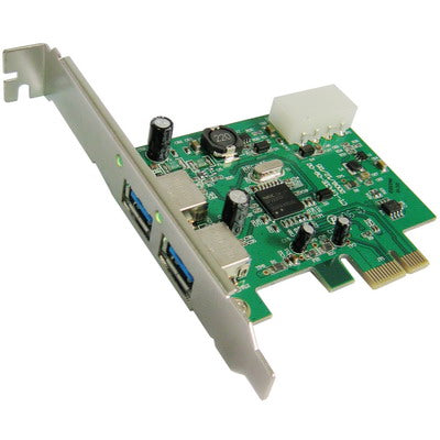 Carte adaptateur PCI Express vers 2 ports USB 3.0, 2 ports USB 3.0