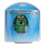 Carte adaptateur PCI Express vers 2 ports USB 3.0, 2 ports USB 3.0