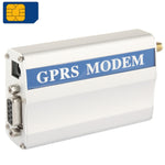 Modem RS232 GPRS / Modem GSM, Support Carte SIM, GSM : 900 / 1800MHz Livraison aléatoire