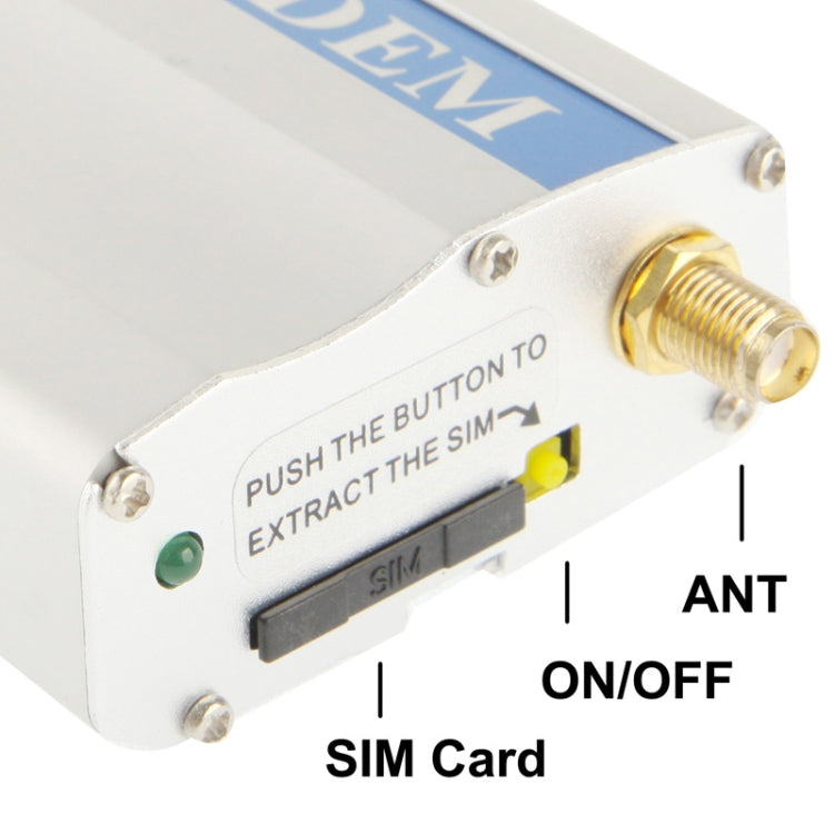 Modem RS232 GPRS / Modem GSM, Support Carte SIM, GSM : 900 / 1800MHz Livraison aléatoire
