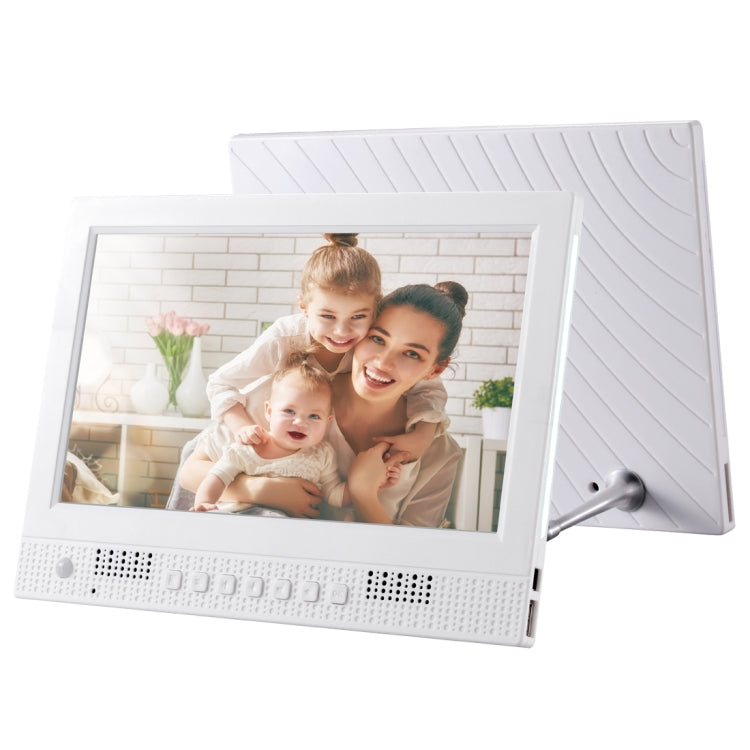 Cadre Photo Numérique Multimédia 10,1 pouces à Écran LED pour Musique & Films avec Télécommande, Programme Allwinner E200s, Support USB-Disk / Carte SD, Capteur Corporel, Haut-Parleur Stéréo Intégré, 10,1 pouces, 10,4 pouces