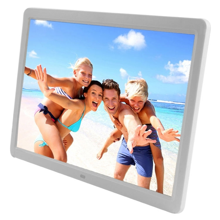 Cadre Photo Numérique Suspendu 15 pouces 1280 x 800 16:9 Écran LED Large avec Support & Télécommande, Support Carte SD / MicroSD / MMC / MS / XD / Clé USB, 15 pouces