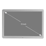 Cadre Photo Numérique Suspendu 15 pouces 1280 x 800 16:9 Écran LED Large avec Support & Télécommande, Support Carte SD / MicroSD / MMC / MS / XD / Clé USB, 15 pouces
