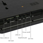 Cadre Photo Numérique Suspendu 15 pouces 1280 x 800 16:9 Écran LED Large avec Support & Télécommande, Support Carte SD / MicroSD / MMC / MS / XD / Clé USB, 15 pouces