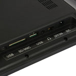 Cadre photo numérique multimédia LED 12 pouces avec support, lecteur de musique et de films, support USB / SD / Micro SD / MMC / MS / XD