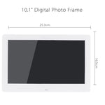 Cadre photo numérique grand écran HD 10,1 pouces avec support et télécommande, Allwinner E200, réveil / MP3 / MP4 / lecteur de films, 10,1 pouces Allwinner E200, 10,1 pouces/HSD-P503