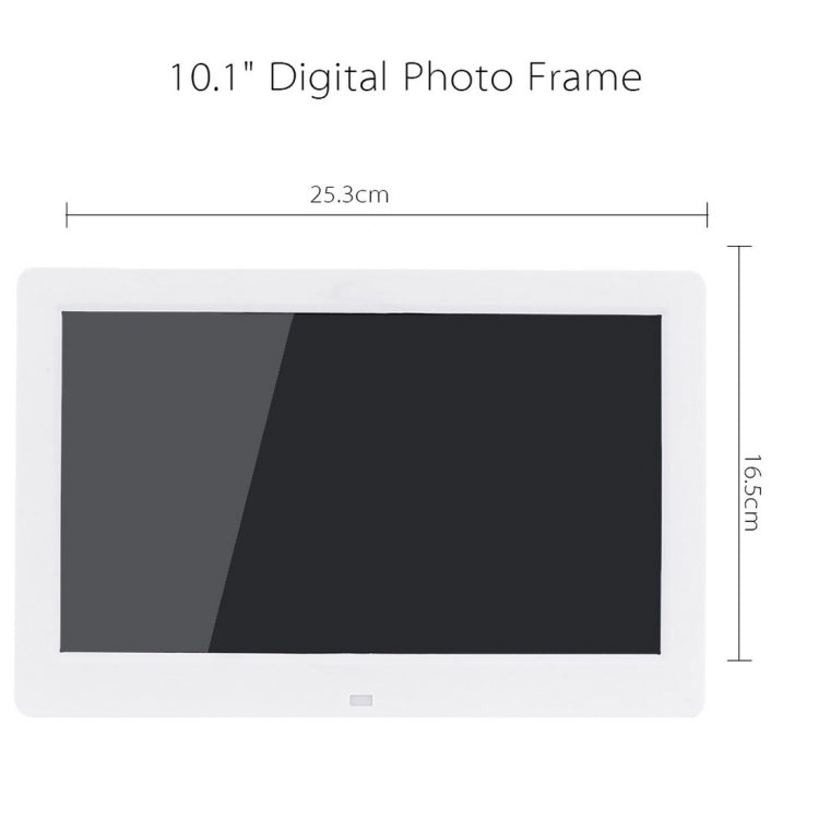 Cadre photo numérique grand écran HD 10,1 pouces avec support et télécommande, Allwinner E200, réveil / MP3 / MP4 / lecteur de films, 10,1 pouces Allwinner E200, 10,1 pouces/HSD-P503