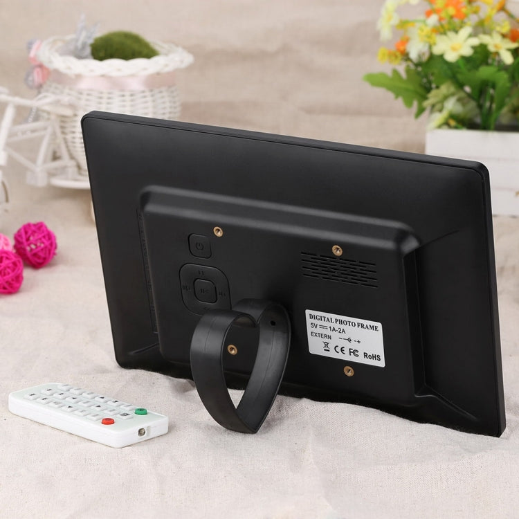 Cadre photo numérique grand écran HD 10,1 pouces avec support et télécommande, Allwinner E200, réveil / MP3 / MP4 / lecteur de films, 10,1 pouces Allwinner E200, 10,1 pouces/HSD-P503