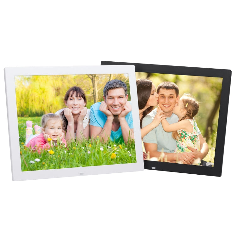 Cadre photo numérique LED HD 15 pouces avec support et télécommande, Allwinner, Réveil / MP3 / MP4 / Lecteur de films, Allwinner 15 pouces