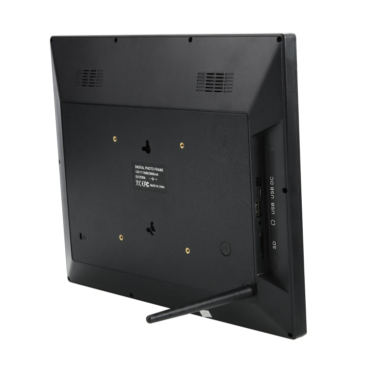 Cadre photo numérique LED HD 15 pouces avec support et télécommande, Allwinner, Réveil / MP3 / MP4 / Lecteur de films, Allwinner 15 pouces