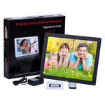 Cadre photo numérique LED HD 15 pouces avec support et télécommande, Allwinner, Réveil / MP3 / MP4 / Lecteur de films, Allwinner 15 pouces