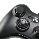 Manette de jeu filaire USB 2.0 pour Xbox 360, Plug and Play, longueur du câble : 2,5 m, pour Xbox 360 (noire)