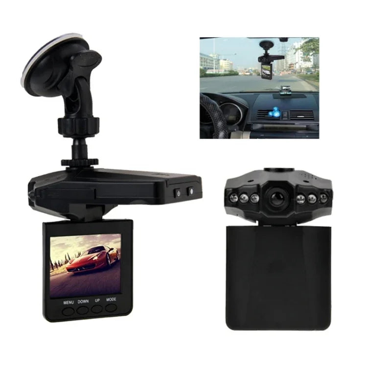 Enregistreur Vidéo Haute Définition Écran 2,5 pouces, 6 LED, Format Vidéo AVI, Support Carte SD, Fonction Enregistrement en Boucle (Schéma Generalplus), 2,5 pouces