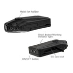 Enregistreur Vidéo Haute Définition Écran 2,5 pouces, 6 LED, Format Vidéo AVI, Support Carte SD, Fonction Enregistrement en Boucle (Schéma Generalplus), 2,5 pouces