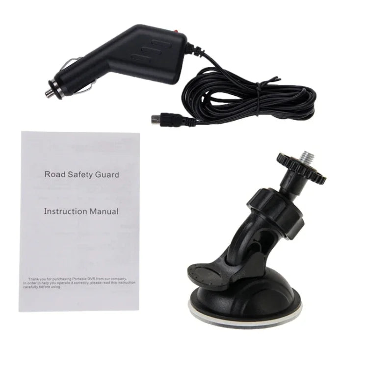 Enregistreur Vidéo Haute Définition Écran 2,5 pouces, 6 LED, Format Vidéo AVI, Support Carte SD, Fonction Enregistrement en Boucle (Schéma Generalplus), 2,5 pouces